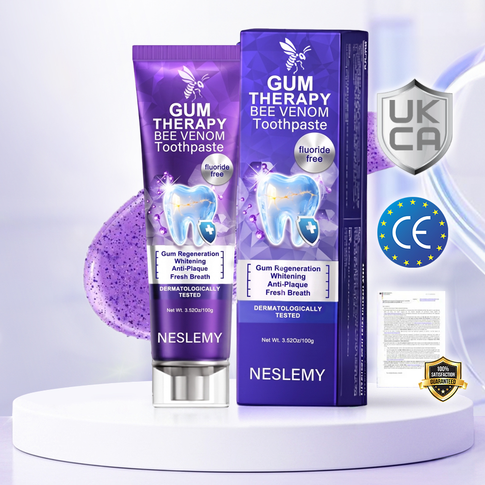 🔥Last Day 80% OFF 👨‍⚕️  NESLEMY® Bee Venom Dental Treatment Toothpaste