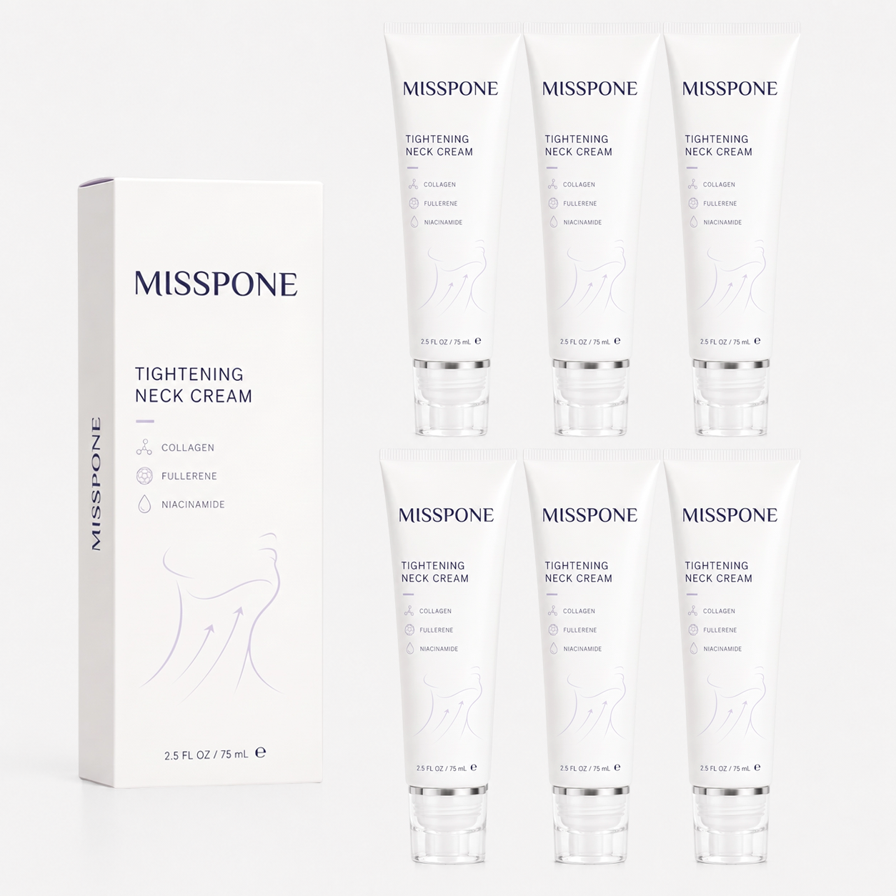 ✨ MISSPONE™ Instant Neck Lift Cream — 🧴 Infused with Retinol & Hyaluronic Acid | Firms the Neck, Reduces Wrinkles & Double Chin
