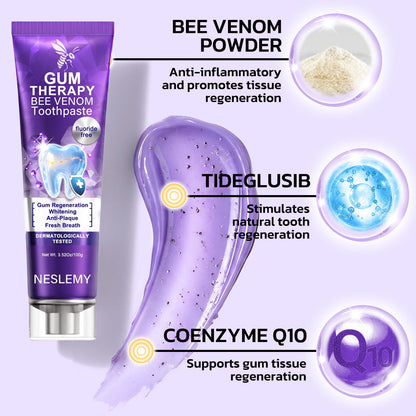 🔥Last Day 80% OFF 👨‍⚕️  NESLEMY® Bee Venom Dental Treatment Toothpaste