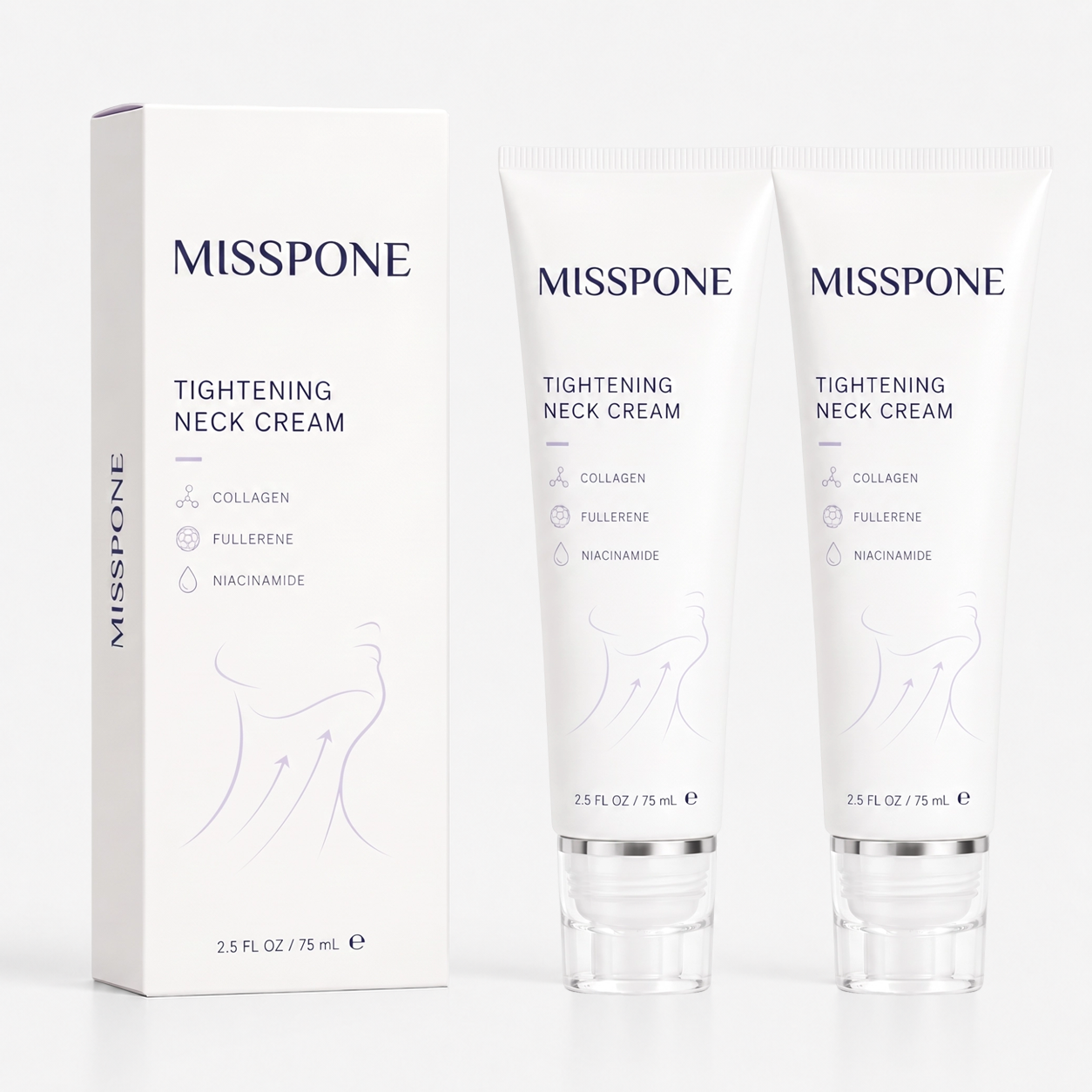 ✨ MISSPONE™ Instant Neck Lift Cream — 🧴 Infused with Retinol & Hyaluronic Acid | Firms the Neck, Reduces Wrinkles & Double Chin