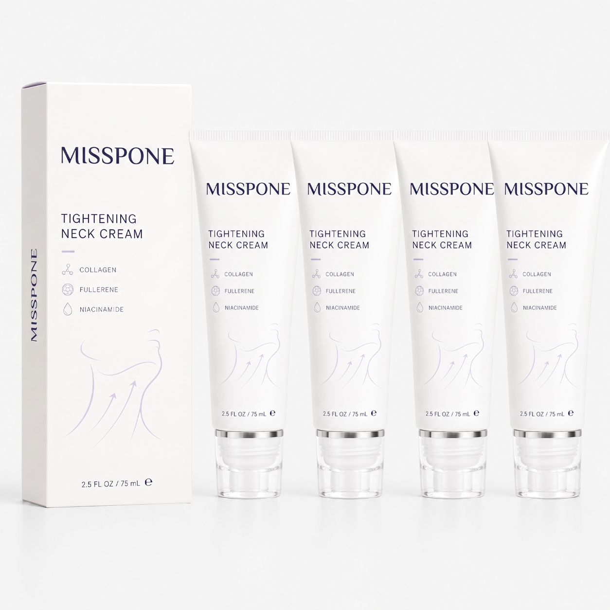 ✨ MISSPONE™ Instant Neck Lift Cream — 🧴 Infused with Retinol & Hyaluronic Acid | Firms the Neck, Reduces Wrinkles & Double Chin
