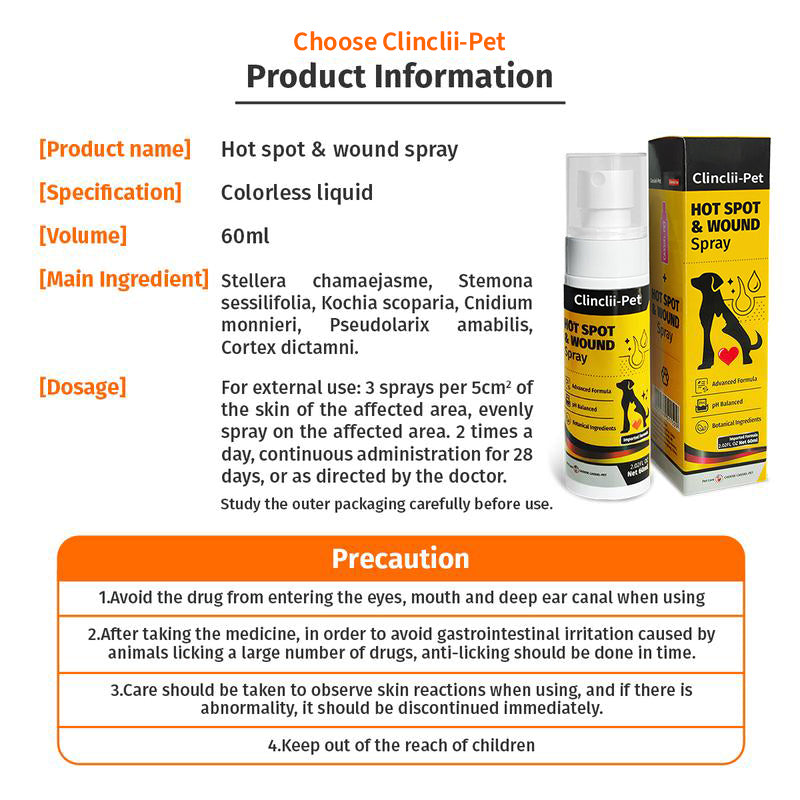 🔥Limited-time discount🎁Pet HOT SPOT&WOUND