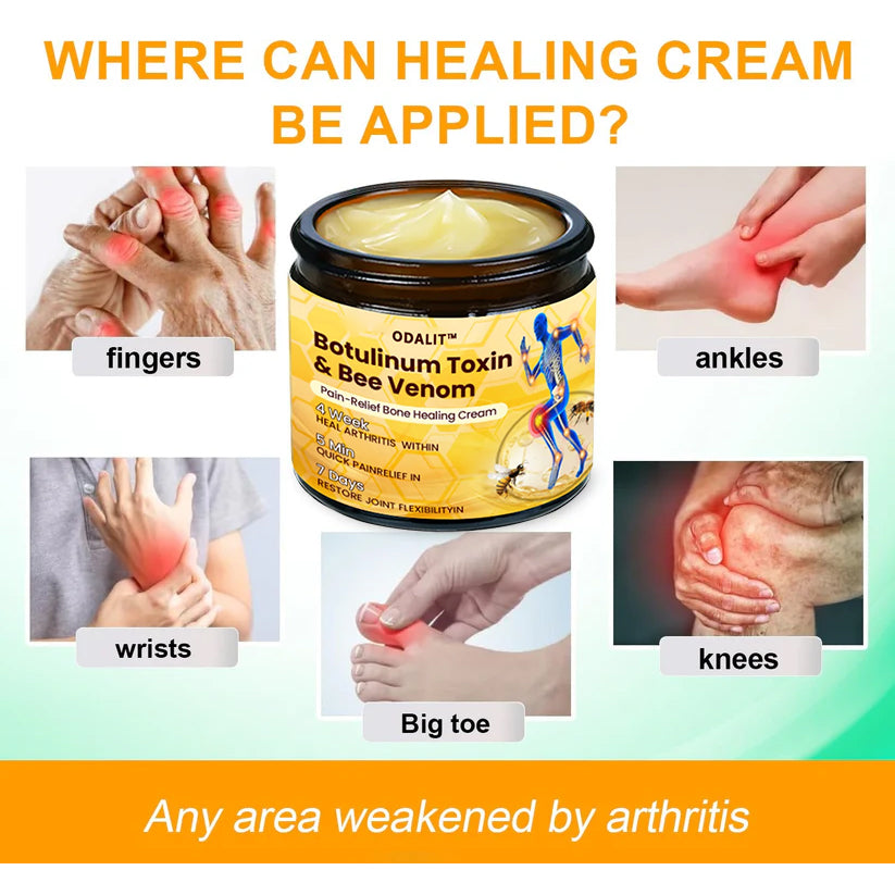 🎁Flash Sale - ODALIT™ Botulinum Toxin & Bee Venom Pain-Relief Bone Healing Cream🐝💎