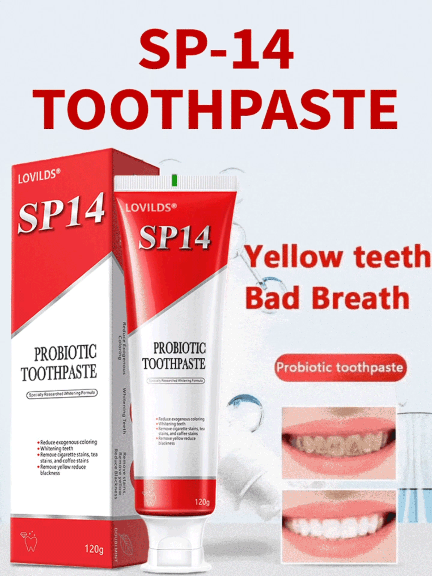 🔥Limited-time discount🔥Probiotic Whitening Toothpaste