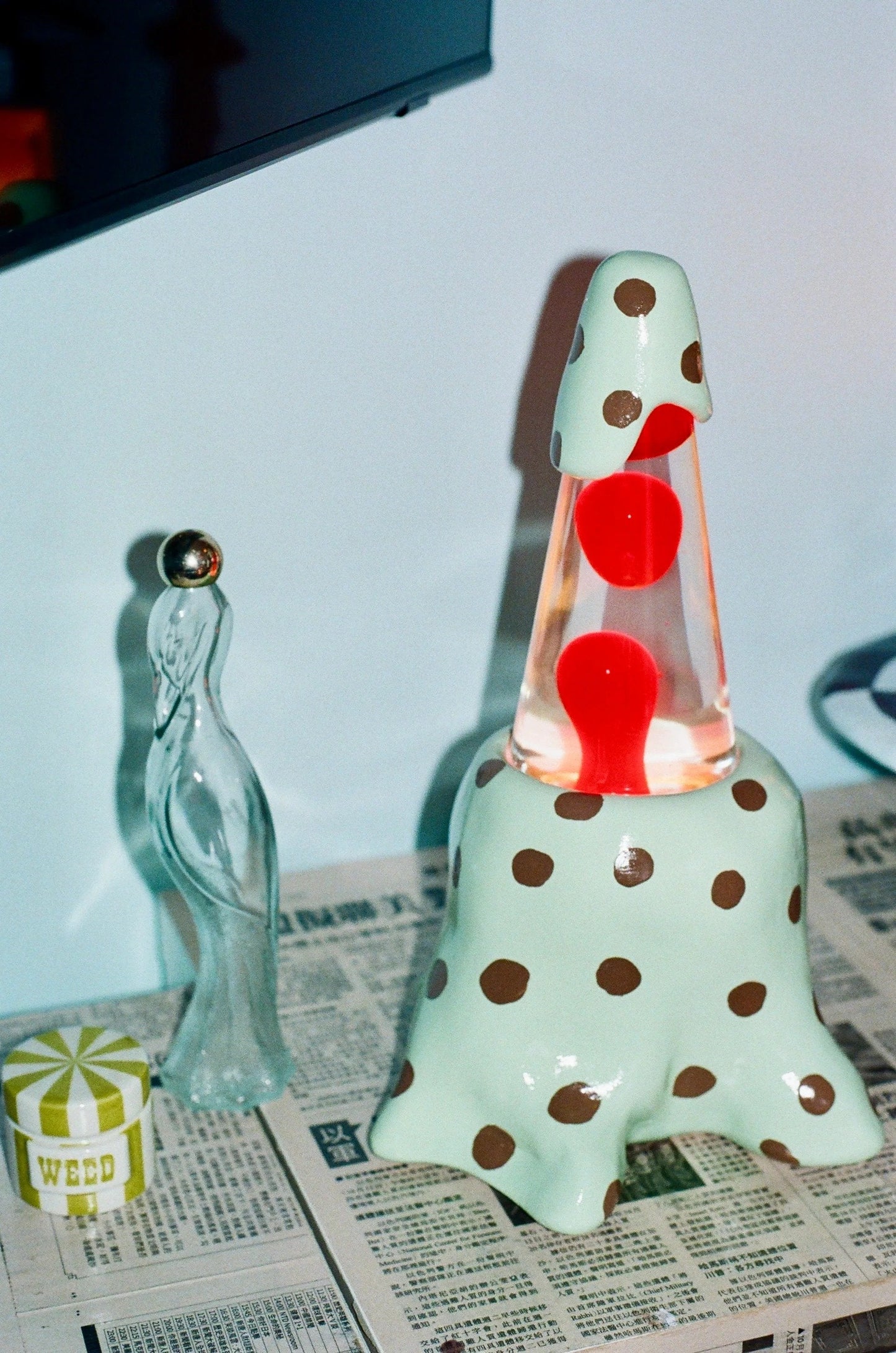 🌋🎁Handmade Glow Lava Lamp(✨Same as in the video)